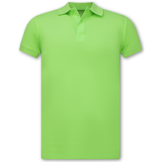 Herr Pikétröja - Herr Kortärmade Pikétröjor - Herr Pikétröja - Slim Fit Grön