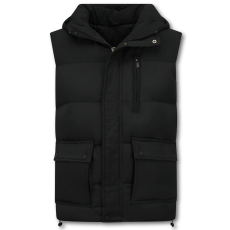 Bodywarmer För Män - Bodywarmer För Män Med Fickor - Svart