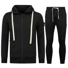 ICON Hemmadräkt - Herr Träningsoverall - Herr Joggingoverall Vuxna - Träningsoverall - Svart