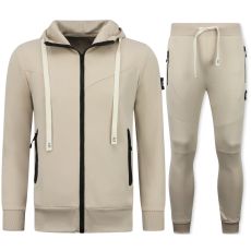 Herr Joggingdräkt Vuxna - ICON Hemmadräkt - Herr Träningsdräkt - Träningsdräkt - Brun