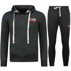 Tjocka Vävda Joggingdräkter Herr ICON - Träningsdräkter - Hemmadräkter Vuxna - Svart
