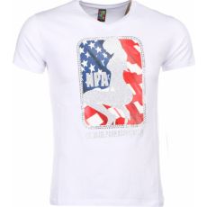 A Tryck På Kläder NPA - T-Shirt Herr Vit