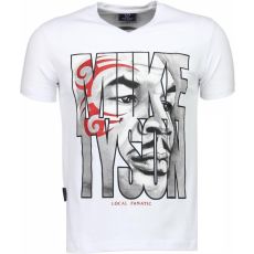 Mike Tyson Tribal - Herr T-Shirt Vit
