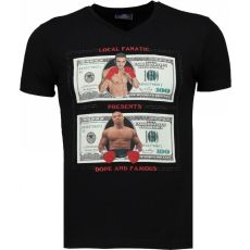 Golden Boy Vs Iron Mike - Herr T-Shirt Svart