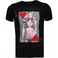Hot And Famous Poker Bar - T-Shirt Herr Svart