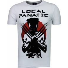 Wolverine Flockprint - Herr T-Shirt Vit