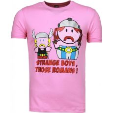 Romans Billiga Sommarkläder - T-Shirt Herr - Ros