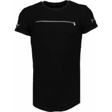 Military Patches - Man Herr T-Shirt - TZ - Svart