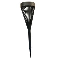 Solcellslampa Svart Lampa Spjut Trädgård