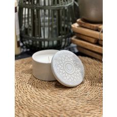 Doftljus med lock Cotton