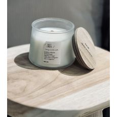 Doftljus Wood Wick Soft Linen 10 cm