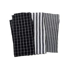 Kökshandduk Svart 50x70 cm