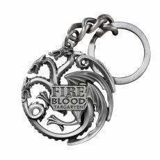 House Targaryen Nyckelring (Stålgrå) Game of Thrones