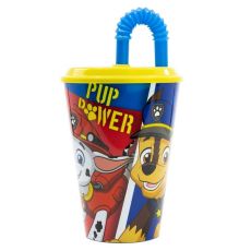 Mugg med Sugrör 430ml Paw Patrol