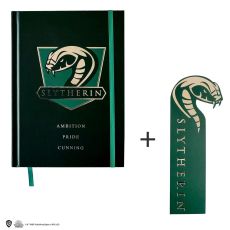 Slytherin Anteckningsbok A5 och Bokmärke Harry Potter