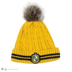 Hufflepuff Mössa med Pompom Harry Potter