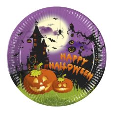 Papperstallrik 23cm (8st) Halloween