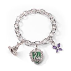 Slytherin Lumos Berlockarmband Silverpläterat Harry Potter