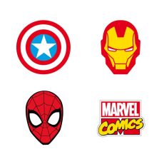Suddgummi 4st Marvel