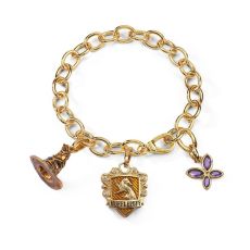 Hufflepuff Lumos Berlockarmband Guldpläterat Harry Potter