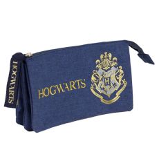 Hogwarts Pennskrin / Necessär med 3 Fack Harry Potter