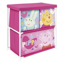Förvaringshylla med 3 Lådor Peppa Pig