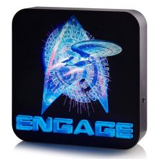 "Engage" Bordslampa / Vägglampa 3D - Star Trek