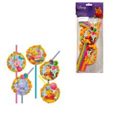 Sugrör (10st) Nalle Puh