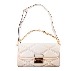 Damväska Michael Kors Serena Beige 25 x 15 x 4 cm
