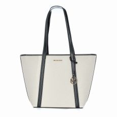 Damväska Michael Kors PRATT Vit 29 x 28 x 12 cm