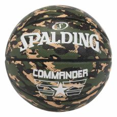 Basketboll Spalding Commander Camo Grön Oliv 7 Syntetisk (Storlek 7)