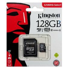 Micro-SD Minneskort med Adapter Kingston SDCS2 100 MB/s exFAT