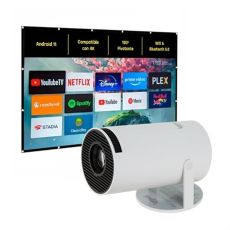 Projektor iggual Pack mini proyector + pantalla 120" plegabl HD 1280 x 720 px
