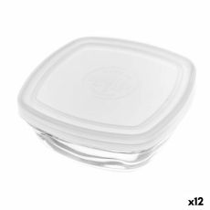 Fyrkantig matlåda med lock Duralex FreshBox Transparent 300 ml 11 x 11 x 4,5 cm (12 antal)