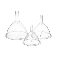 Tratt Secret de Gourmet Transparent Plast (3 Delar)