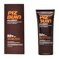 Ansiktssolkräm Allergy Piz Buin Spf 50 (50 ml) (Unisex) (50 ml)