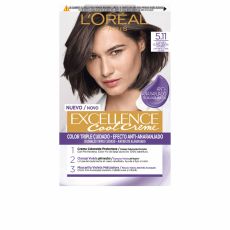 Permanent hårfärg - creme L'Oreal Make Up Excellence Cool 5.11-castaño claro ceniza intenso