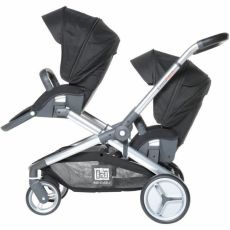 Barnvagn RED CASTLE Evolutwin Svart