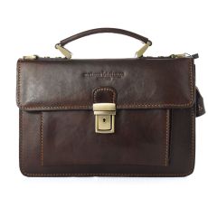 Damväska Maison Heritage EDMOND-MARRON-FONCE Brun 26 x 18 x 8 cm