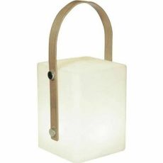 Bordslampa Lumisky Tiky 10 x 10 x 25 cm Vit Brun Bambu Plast