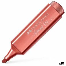 Markör Faber-Castell Textliner 46 metallic Röd (10 antal)