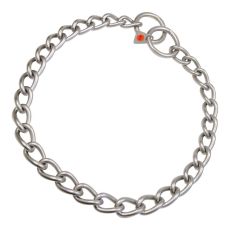 Hundhalsband Hs Sprenger Silvrig Matt 4 mm Länkar Vriden (70 cm)