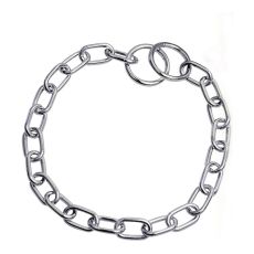 Hundhalsband Hs Sprenger Silvrig 3,4 mm Länkar Kort (65 cm)