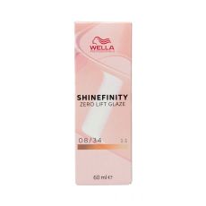 Permanent hårfärg Wella Shinefinity Nº 08/34 (60 ml)