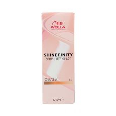 Permanent hårfärg Wella Shinefinity Nº 08/38 (60 ml)