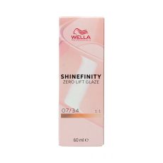 Permanent hårfärg Wella Shinefinity color Nº 07/34 (60 ml)