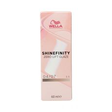 Permanent hårfärg Wella Shinefinity Nº 04/07 (60 ml)
