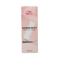 Permanent hårfärg Wella Shinefinity Nº 07/81 (60 ml)