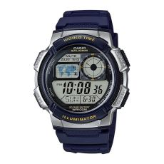 Herrklocka Casio WORLD TIME ILLUMINATOR - 5 ALARMS, 10 YEAR BATTERY Svart Grå (Ø 40 mm) (Ø 43 mm)