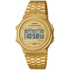 Unisexklocka Casio A171WEMG-9AEF Gyllene Vintage